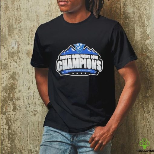 Georgia State Panthers Football 2023 Idaho Potato Bowl Champions Logo Shirt