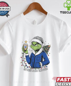 Georgia State Panthers x Santa Grinch Is This Jolly Enough Merry Christmas Shirt