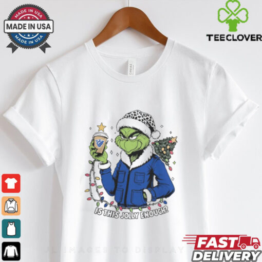 Georgia State Panthers x Santa Grinch Is This Jolly Enough Merry Christmas Shirt