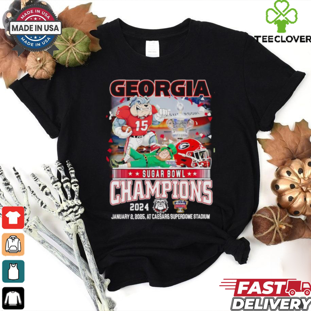 Georgia Sugar Bowl Champions 2024 mascot shirt Georgia Sugar Bowl Champions 2024 mascot shirt