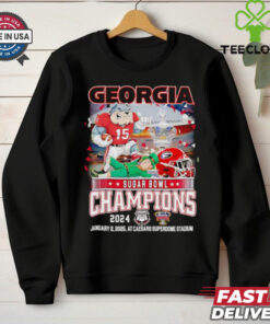 Georgia Sugar Bowl Champions 2024 mascot shirt