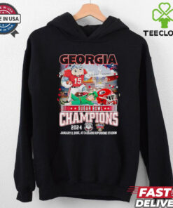 Georgia Sugar Bowl Champions 2024 mascot shirt