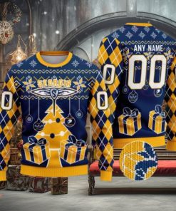 Georgia Swarm Special Design Merry Matchup Light Up Ugly Christmas Sweater