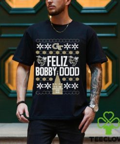 Georgia Tech Feliz Bobby Dodd Ugly Christmas Shirt