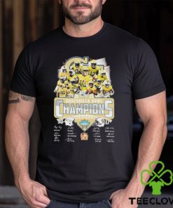 Georgia Tech Football Teams 2023 Gasparilla Bowl Champions Signatures Shirt