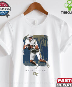 Georgia Tech Yellow Jackets Football #10 Haynes King Graphic t shirt