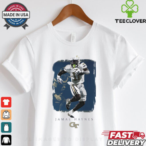 Georgia Tech Yellow Jackets Football #11 Jamal Haynes Graphic t shirt