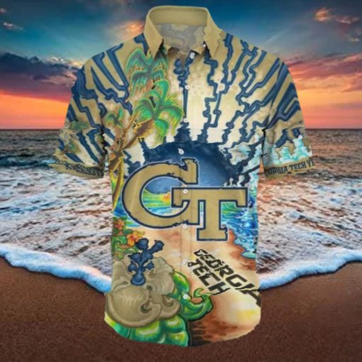 Georgia Tech Yellow Jackets NCAA Hawaiian Shirt