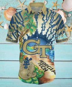 Georgia Tech Yellow Jackets NCAA Hawaiian Shirt