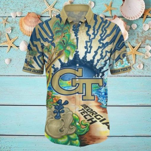 Georgia Tech Yellow Jackets NCAA Hawaiian Shirt