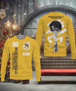 Georgia Tech Yellow Jackets Sports American Football Helmet Best Trends Custom Number And Name 3D Sweater Christmas For Fans Gift