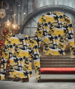 Georgia Tech Yellow Jackets Tropical Patterns Club Best Trends Coconut Tree Sweater All Over Printed Christmas Fans For Men And Women