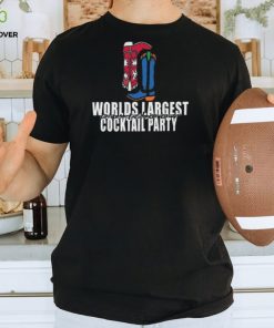 Georgia Vs Florida Worlds Largest Outdoor Cocktail Party 2023 Shirt