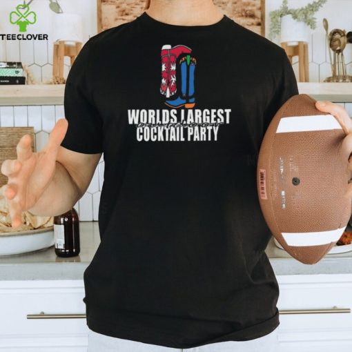 Georgia Vs Florida Worlds Largest Outdoor Cocktail Party 2023 Shirt