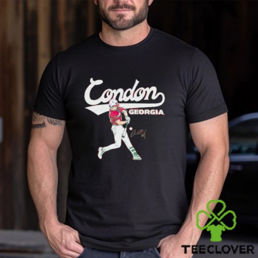 Georgia baseball Charlie Condon slugger swing baseball shirt
