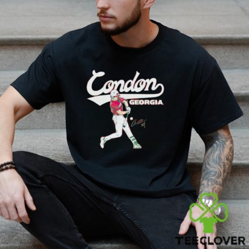 Georgia baseball Charlie Condon slugger swing baseball shirt