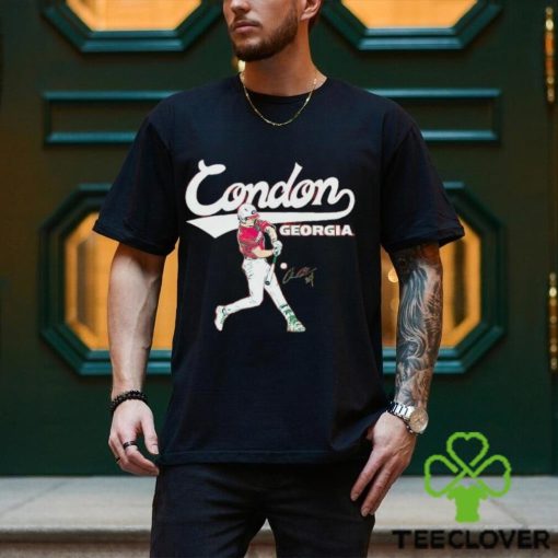 Georgia baseball Charlie Condon slugger swing baseball shirt