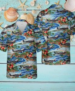 German Air Force Heinkel He 111 Bomber Aircraft In WW2 Hawaiian Shirt