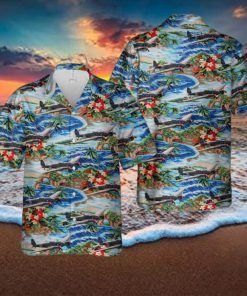 German Air Force Heinkel He 111 Bomber Aircraft In WW2 Hawaiian Shirt
