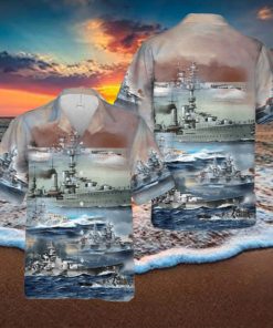 German Navy Ships In WW2 Hawaiian Shirt