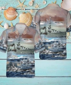 German Navy Ships In WW2 Hawaiian Shirt