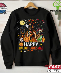 German Shepherd Dog Happy Halloween Thanksgiving Christmas German Shepherd T Shirt 1 German Shepherd Dog Happy Halloween Thanksgiving Christmas German Shepherd T Shirt