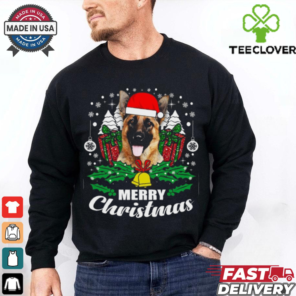 German Shepherd Merry Christmas Dog Lover Gift German Shepherd T Shirt German Shepherd Merry Christmas Dog Lover Gift German Shepherd T Shirt