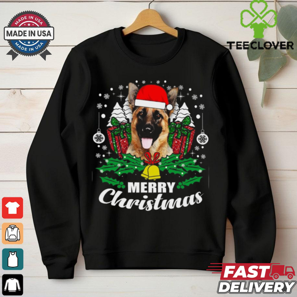 German Shepherd Merry Christmas Dog Lover Gift German Shepherd T Shirt German Shepherd Merry Christmas Dog Lover Gift German Shepherd T Shirt