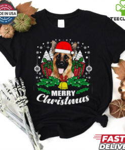 German Shepherd Merry Christmas Dog Lover Gift German Shepherd T Shirt