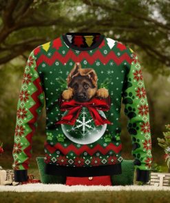 German Shepherd Ornament Christmas Ugly Christmas Sweater 3D Gift Christmas Funny