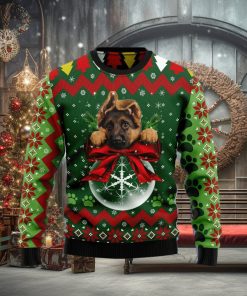 German Shepherd Ugly Christmas Sweater Gift Men Women