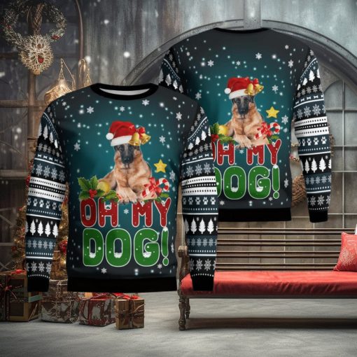 German shepherd Funny Christmas Ugly Sweater Gift For Men And Women