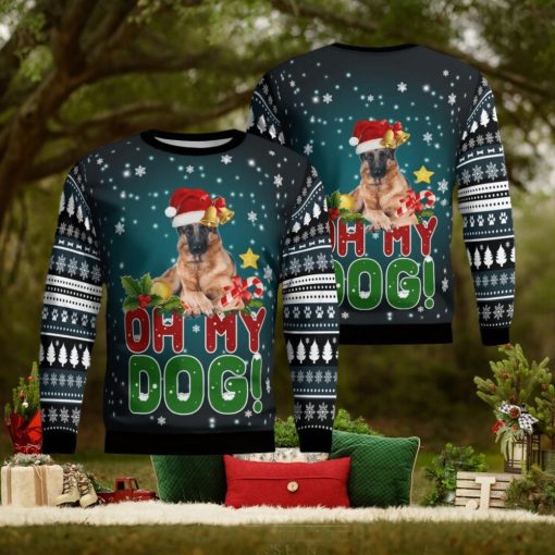German shepherd Funny Christmas Ugly Sweater Gift For Men And Women