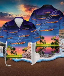 Germany Army Bell UH 1D Iroquois Helicopter Hawaiian Shirt 2024