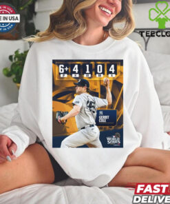 Gerrit Cole New York Yankees MLB Delivered A Quality Start In His First World Series 2024 Poster t shirt 1 Gerrit Cole New York Yankees MLB Delivered A Quality Start In His First World Series 2024 Poster t shirt