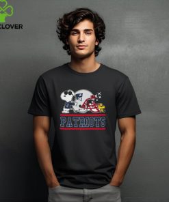 Get Here The New England Patriots Joe Cool and Woodstock Snoopy Mashup Shirts