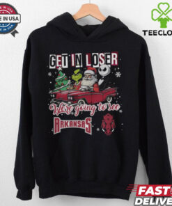 Get In Loser We’re Going To See Arkansas Razorbacks Grinch Shirt