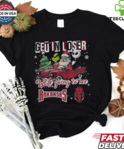 Get In Loser We’re Going To See Arkansas Razorbacks Grinch Shirt