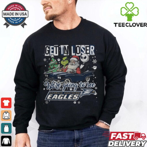 Get In Loser We’re Going To See Georgia Southern Eagles Grinch Shirt