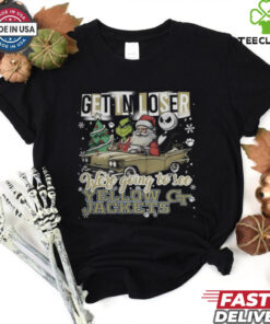 Get In Loser We're Going To See Georgia Tech Yellow Jackets Grinch Shirt
