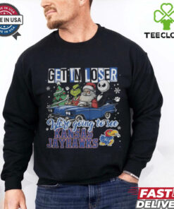 Get In Loser We're Going To See Kansas Jayhawks Grinch Shirt