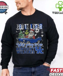 Get In Loser We're Going To See Kentucky Wildcats Grinch Shirt