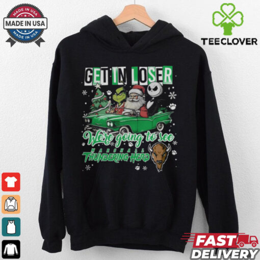 Get In Loser We’re Going To See Marshall Thundering Herd Grinch Shirt