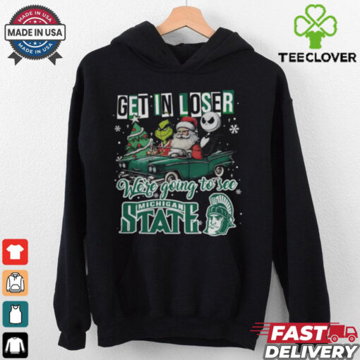 Get In Loser We’re Going To See Michigan State Spartans Grinch Shirt