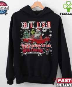 Get In Loser We’re Going To See NC State Wolfpack Grinch Shirt