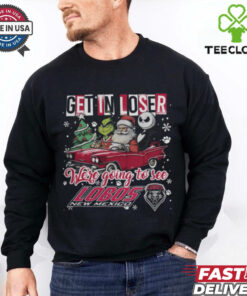 Get In Loser We're Going To See New Mexico Lobos Grinch Shirt