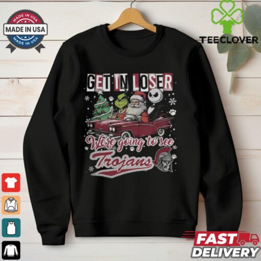 Get In Loser We’re Going To See Troy Trojans Grinch Shirt