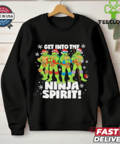 Get Into The Ninja Spirit Mutant Ninja Turtles the Grinch shirt