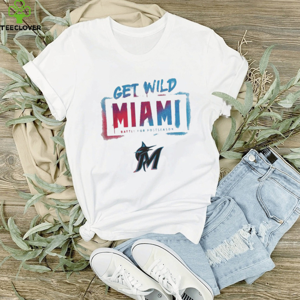 Get Wild Miami Baseball Battle For Postseason shirt Get Wild Miami Baseball Battle For Postseason shirt