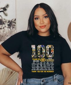 Get it now 100 years of 1924 2024 Boston Bruins thank you for the memories shirt